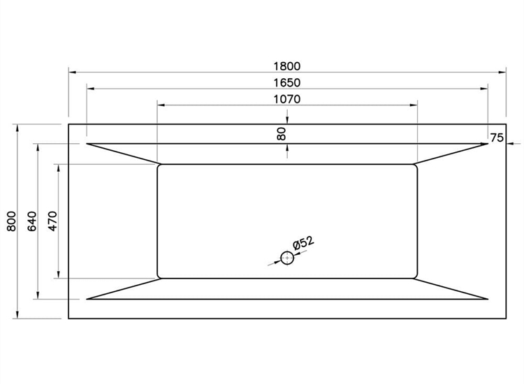 Arizona Double Ended Bath (Standard or Superspec) - 1700 x 700mm & 1800 x 800mm