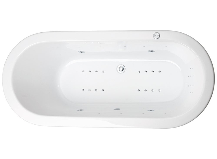 Grosvenor Freestanding Bath with Option 6 Whirlpool - 1700 x 750mm