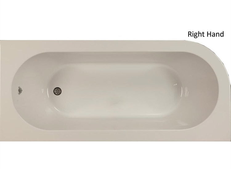 Kansas Offset Bath & Panel/Skirt (Standard Spec) - 1600 x 900 & 1700 x 725mm