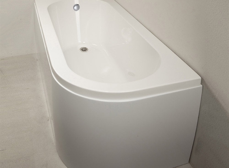 Kansas Offset Bath & Panel/Skirt (Standard Spec) - 1600 x 900 & 1700 x 725mm