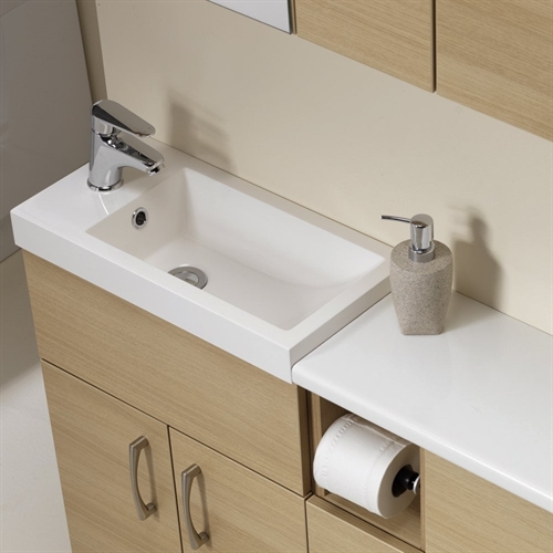 Q-Line Slimline Square Resin Basin