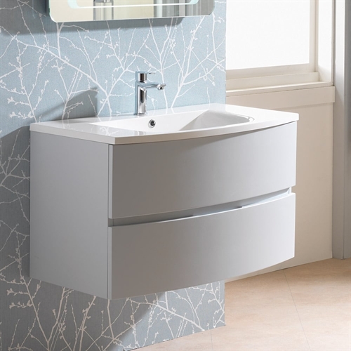 Oregon 900mm Wall-Hung Base Unit & Basin