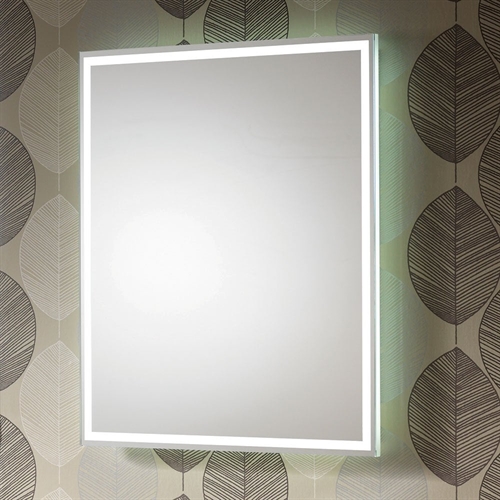 Arizona Mirror with Integrated Light, Anti-Mist Pad & Sensor Switch - 600 x 700mm