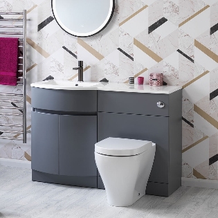 Opal 1200mm 1-Piece Basin Combination