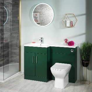 Monica 1000mm & 1200mm 1-Piece Combinations - Forest Green
