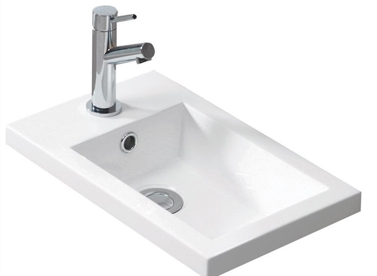 Q-Line Slimline Square Resin Basin