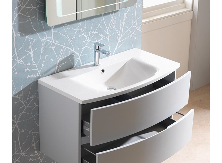 Oregon 900mm Wall-Hung Base Unit & Basin