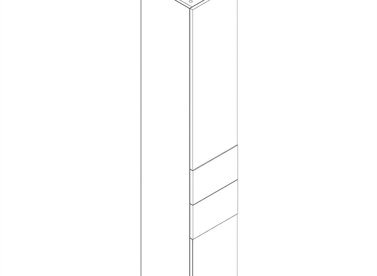 Q-Line 300mm Tall Column - 345mm Depth