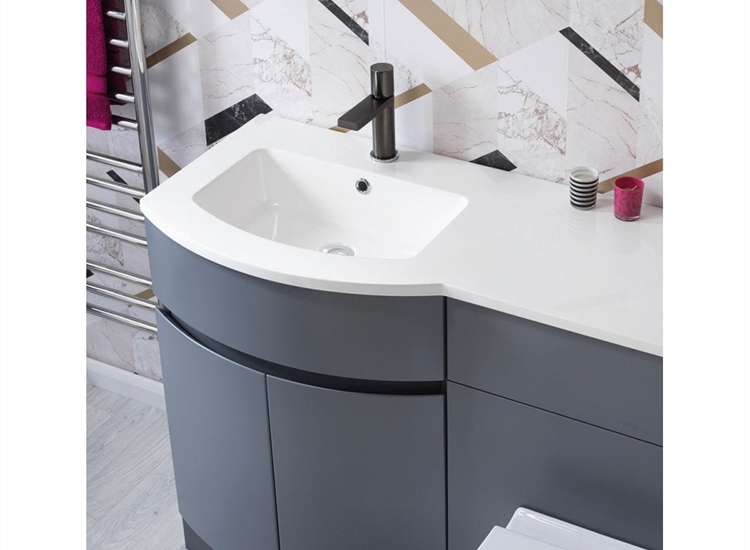 Opal 1200mm 1-Piece Basin Combination