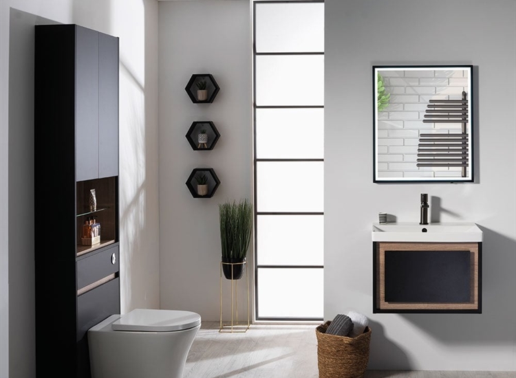 Pisa 60 Wall-Hung Base Unit & Basin