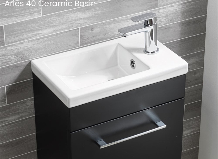 Eden 400mm Wall Hung Base Unit & Basin