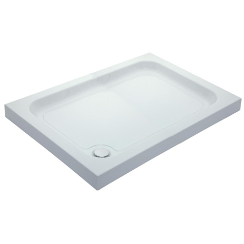 QX 80mm Universal Cast Stone Rectangular Shower Trays