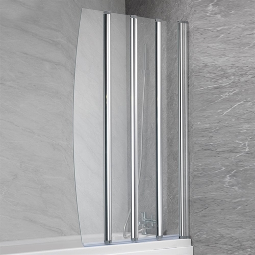 Classic 4-Fold Bath Screen - 1400 x 850mm