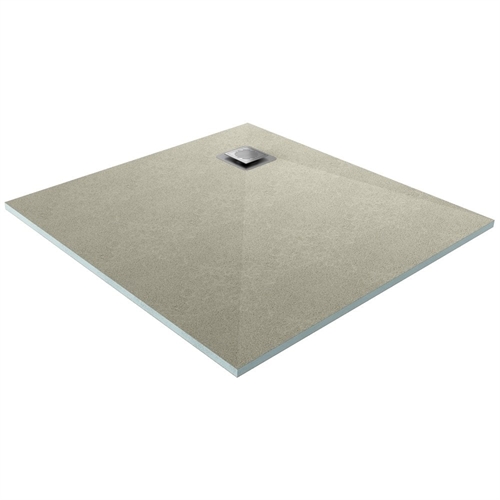 Ascent Square Drain Wetroom Shower Base