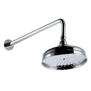 Nostalgic Traditional Fixed Shower Head & Wall Arm
