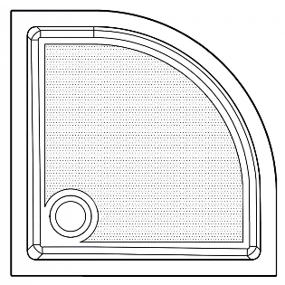 Genesis 40mm Anti-Slip Quadrant Trays