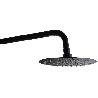 Utah Round Fixed Shower Head & Wall Arm
