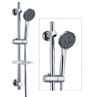Ohio Round Handset, Slide Bar & Hose
