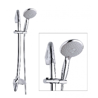 Ohio Rainfall Handset, Slide Bar & Hose
