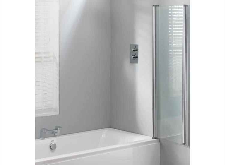 Classic Nouveau 2-Fold Bath Screen - 1400 x 860mm