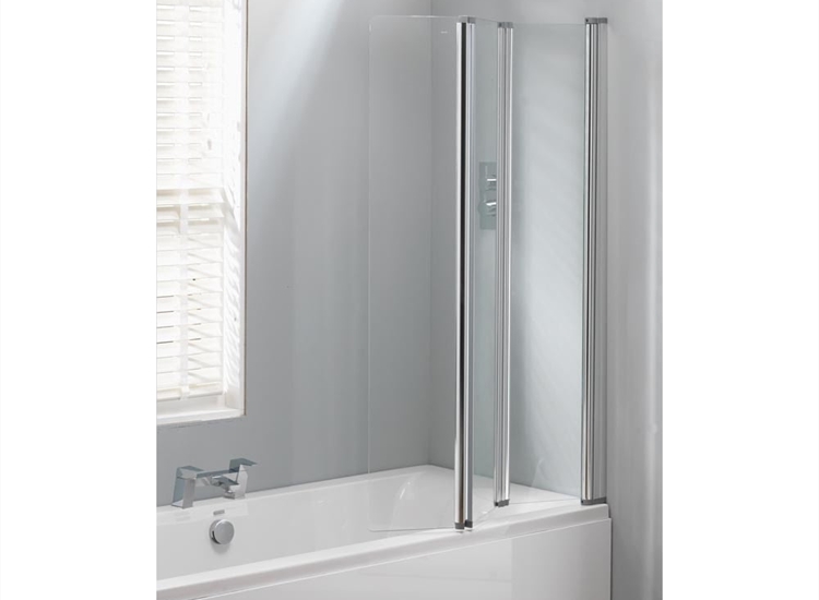 Classic Nouveau 3-Fold Bath Screen - 1400 x 860mm