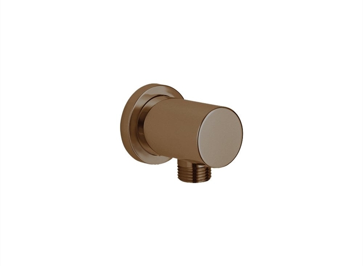 Tuscany Round Outlet Elbow - Brushed Bronze