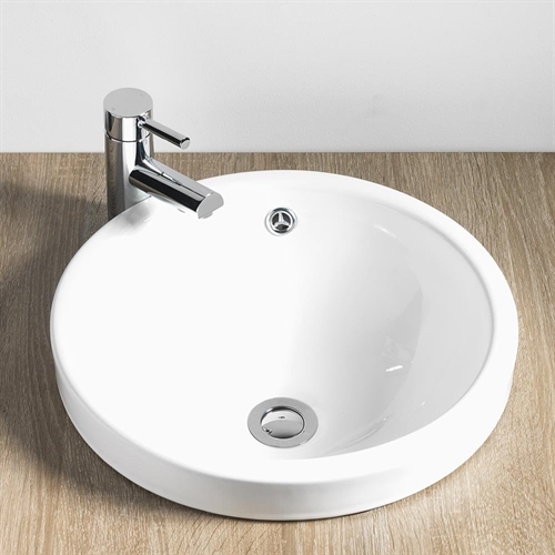 Roma 390mm Round Inset Vanity Basin