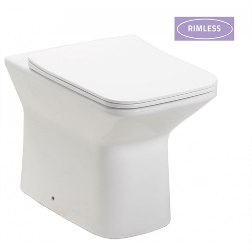 Verona Rimless Back-to-Wall Pan & Soft Close Seat