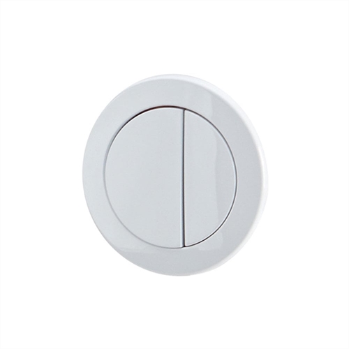 Ascent Round Push-Button - White (For Ascent Pneumatic Cistern)