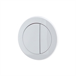 Ascent Round Push-Button - White (For Ascent Pneumatic Cistern)