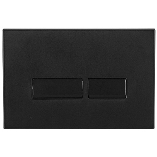 Nevada Square Push-Button & Plate - Matt Black (For Ascent
Pneumatic Cistern & Frames)
