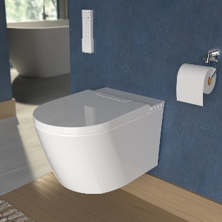 Lucerne Smart Wall-Hung Pan & Soft Close Seat

