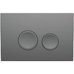 Ohio Round Push-Button & Plate - Gunmetal Grey (For Ascent
Pneumatic Cistern & Frames)
