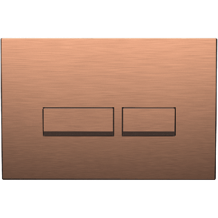 Nevada Square Push-Button & Plate - Brushed Bronze (For Ascent
Pneumatic Cistern & Frames)
