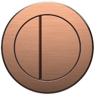Ascent Round Push-Button - Brushed Bronze (For Ascent Pneumatic Cistern)