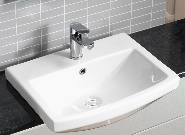 Nevada 550 x 428mm Semi-Recessed Basin