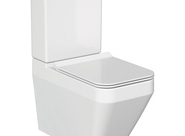 Crea Square Rimless WC including Soft Close Seat