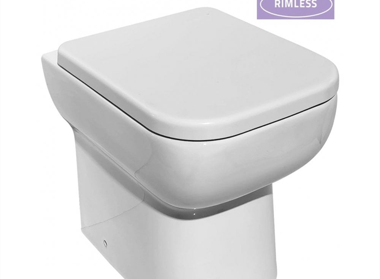 Aveiro Tall Rimless Back-to-Wall Pan & Soft Close Seat