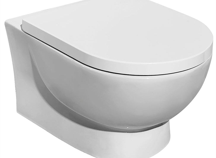 Estoril Rimless Wall-Hung Pan & Soft Close Seat