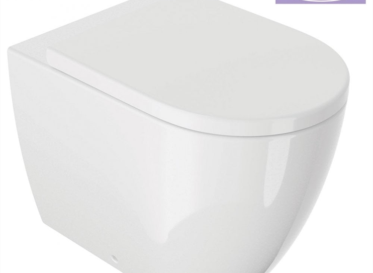 Naxos Rimless Back-to-Wall Pan & Soft Close Seat