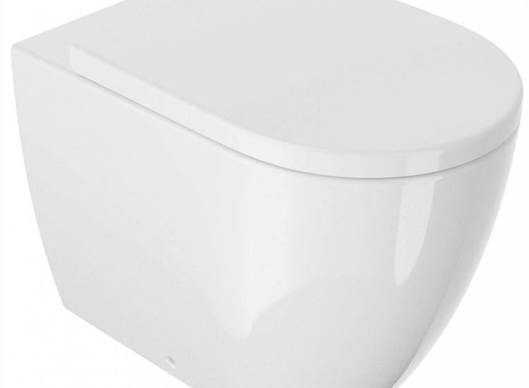 Naxos Rimless Back-to-Wall Pan & Soft Close Seat