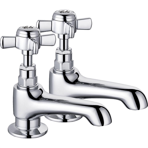 Edwardian Long Spout Bath Taps (Pair)