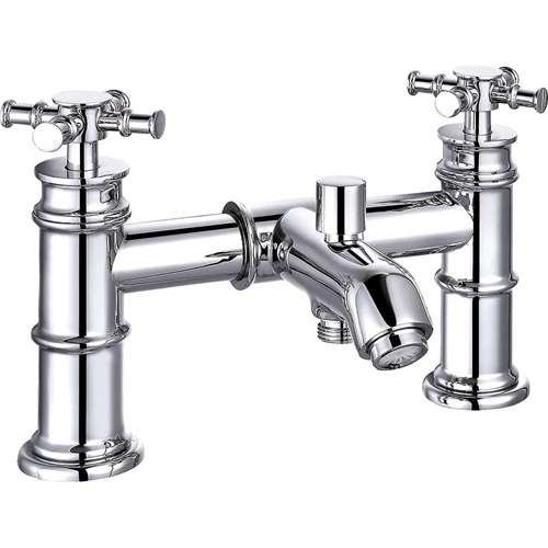 Classic Nouveau Bath Shower Mixer & Kit (2 hole)