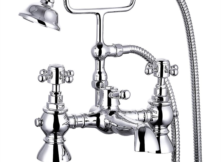 Nostalgic Bath Shower Mixer & Kit (2 hole)