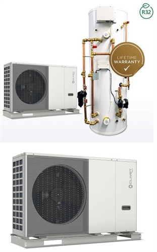 Clivet 10kW Heat Pump with 200L Heat Pump Cylinder Package