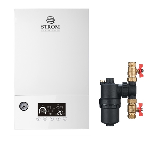 Strom 18KW Three Phase Electric Combi Boiler C/W Filter - WBTP18C