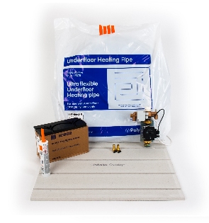 Polypipe Underfloor Heating Overlay 13M Room Pack with ZRU Control O13Z