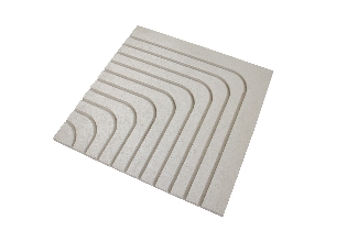Polypipe Overlay Corner Panel 600mm x 600mm x 18mm Pallet of 10 - UFHOVCP10
