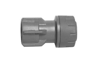Polyplumb 15mm X 12 Hand Tighten Straight Tap Connector PB2715 Not Suitable for Central Heating