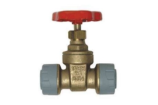 Polyplumb 15mm Gatevalve PB3115 Brass